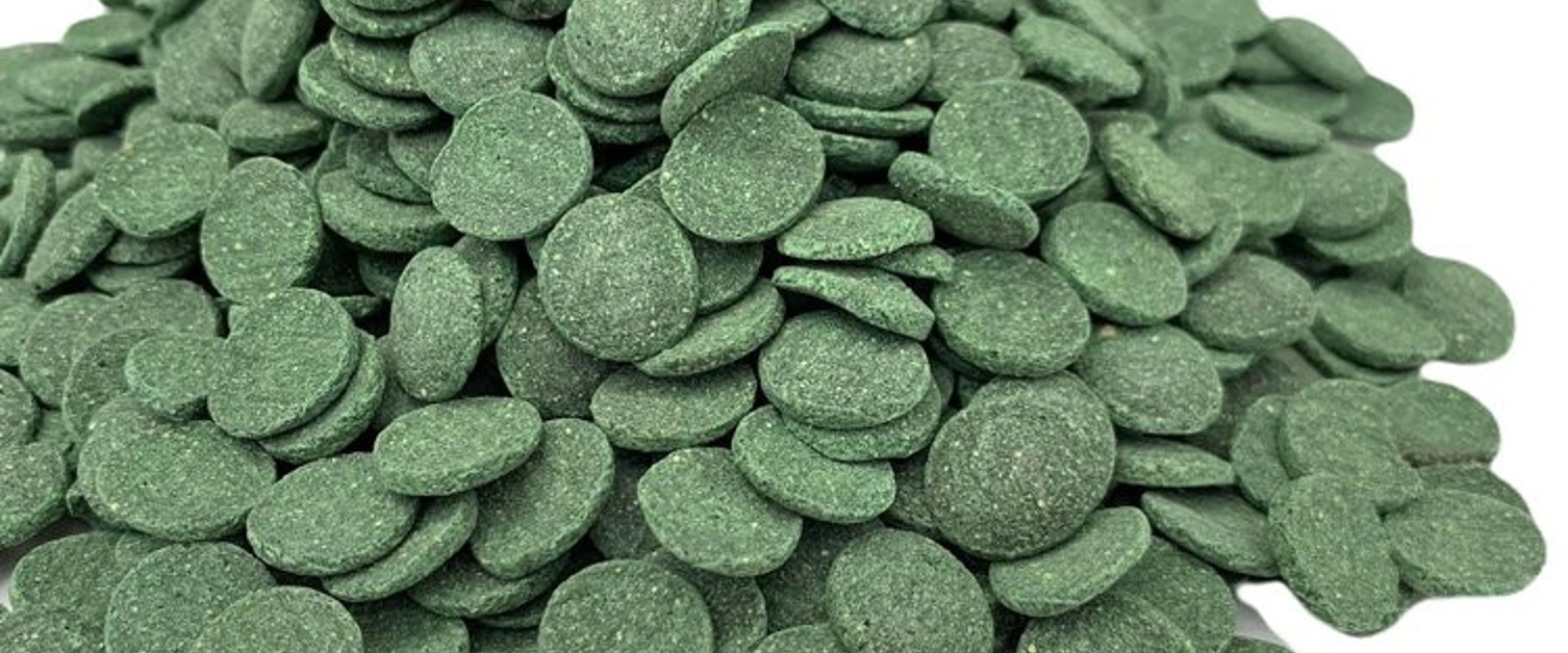 15mm Spirulina Algae Wafer Sinking Disc